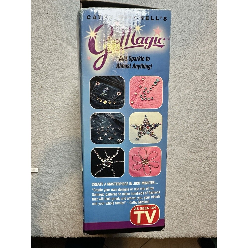 GEMAGIC CATHY MITCHELL COMPLETE W/ ACCESSORIES + EXTRAS BEDAZZLE RHINSTONE STUDS - Picture 3 of 15